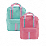 KIT Mochila Feminina Listras + Estojo duplo | Clio Girls