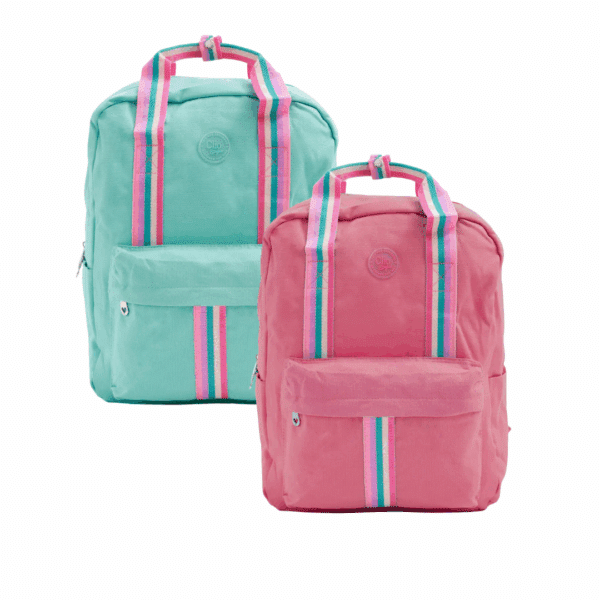 KIT Mochila Feminina Listras + Estojo duplo | Clio Girls