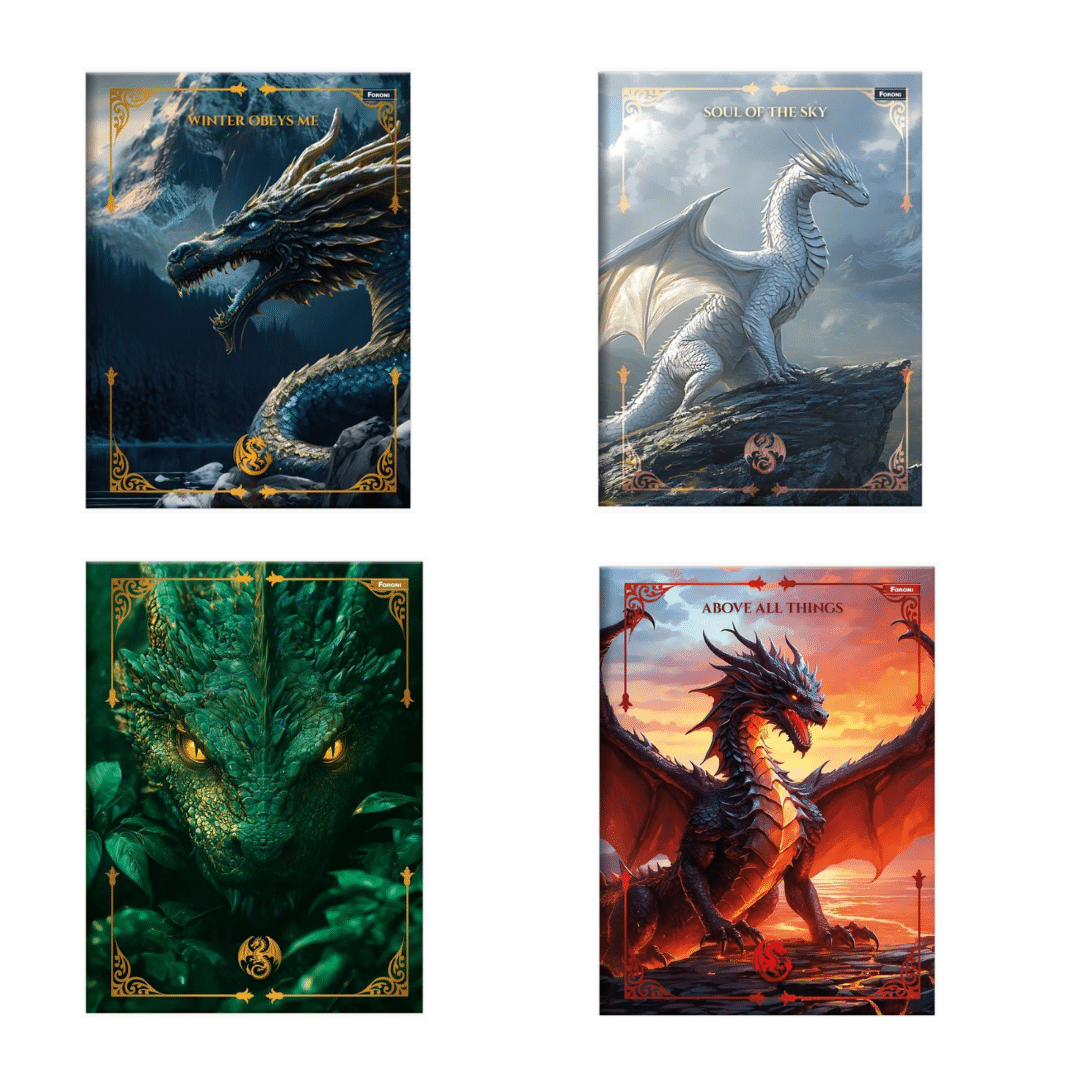 Cópia de Sem nome CADERNO UNIVERSITÁRIO DRAKOS | 160FLS | CAPA DURA | 10 MATÉRIAS - FORONI - Imagem 1