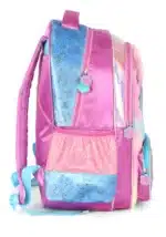 MOCHILA INFANTIL HOLOGRÁFICA STITCH PELÚCIA | ROSA E AZUL - LUXCEL - Imagem 12