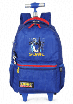 MOCHILA DE RODINHAS SONIC | PRETA - AZUL | LUXCEL - Imagem 2