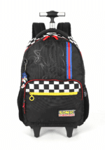 MOCHILA DE RODINHAS SONIC | PRETA - AZUL | LUXCEL - Imagem 6