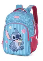 MOCHILA ESCOLAR ESTAMPADA STITCH & ANGEL - LUXCEL - Imagem 5