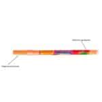 CANETINHA MENTOS HIDROGRAFICA | 12 CORES | NEO-PEN GIGANTE | CORES PASTEL | COM CHEIRINHO - COMPACTOR - Imagem 3