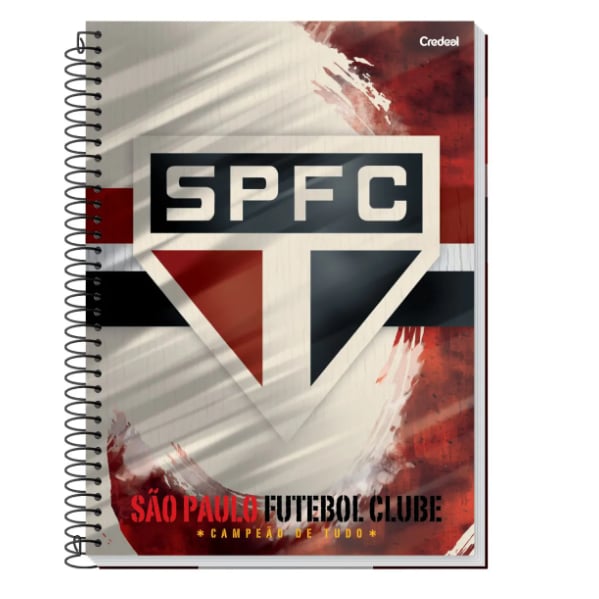 CADERNO UNIVERSITÁRIO SÃO PAULO FC | 10 MATÉRIAS | 160FLS - CREDEAL