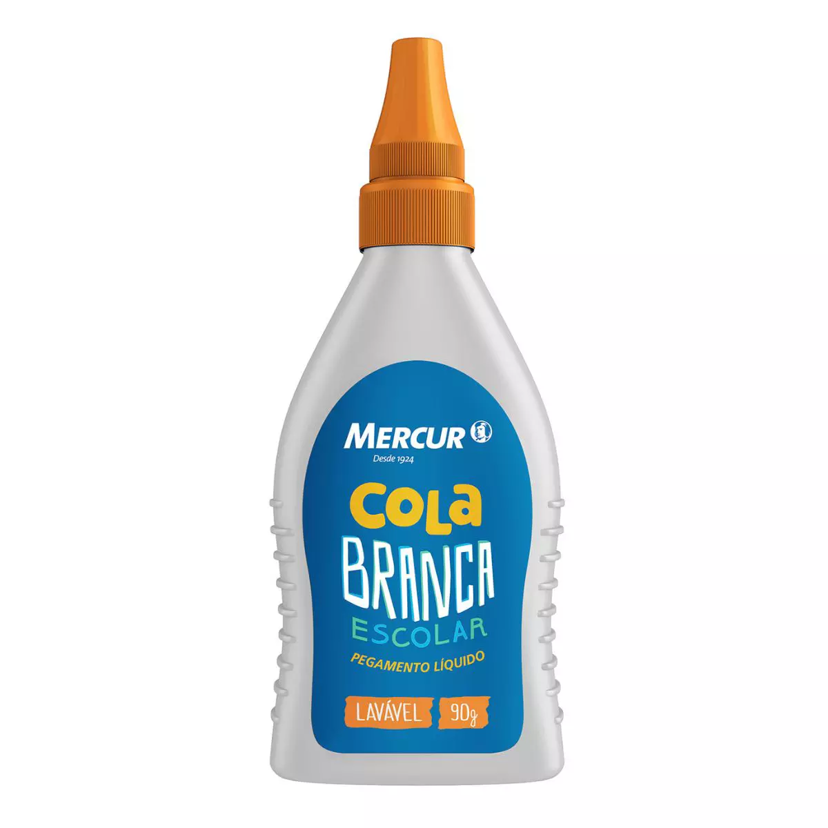 cola-mercur-90g-675066bb37ba4 COLA BRANCA LIQUIDA 90g - MERCUR - Imagem 1