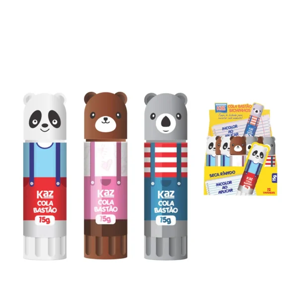 COLA BASTÃO BICHINHOS - KAZ