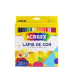 LÁPIS DE COR ESCOLAR ACRILEX - 12 OU 24 CORES - Imagem 4