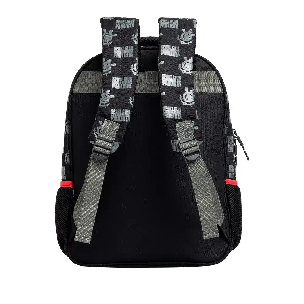 MOCHILA CORINTHIANS CAMPEÃO DOS CAMPEÕES | BOLSO EXTERNO | ALÇAS ACOLCHOADAS | ESPAÇOSA - XERYUS - Imagem 3