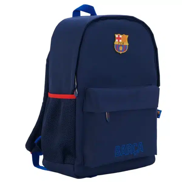 MOCHILA ESCOLAR OFICIAL BARCELONA | BOLSO FRONTAL | BOLSOS LATERAIS | PORTA NOTEBOOK | ALÇAS REFORÇADAS - XERYUS