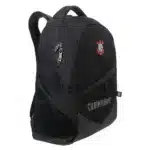 Mochila Esportiva Corinthians | Bolso Externo Zíper Transversal | Preta | Logo Bordado | Bolsos Laterais - Xeryus - Imagem 2