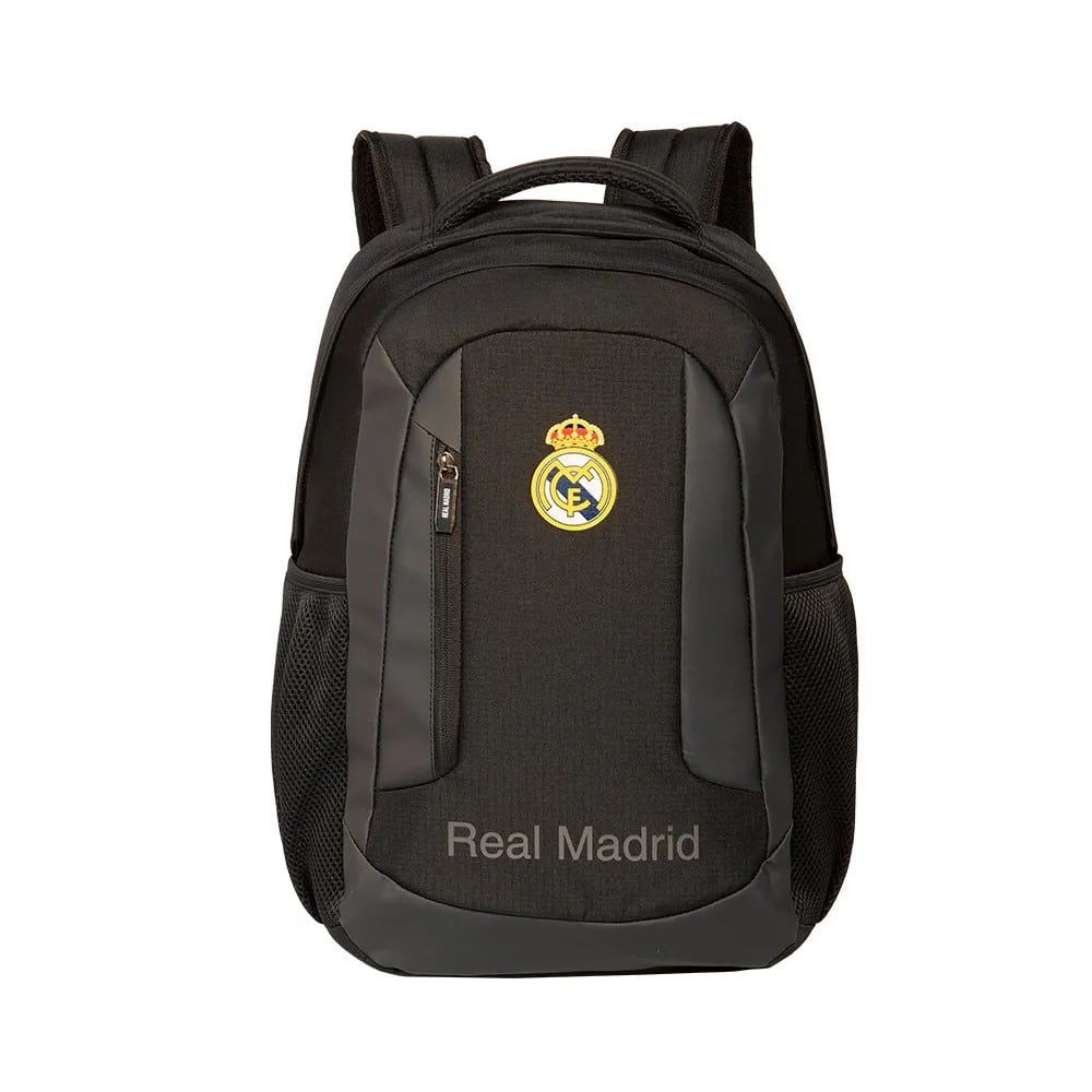 mochila_b01_esportiva_real_madrid_16699_1_20251113112418_7951e6064a45 (1) MOCHILA ESPORTIVA REAL MADRID | PRETA | ZIPER VERTICAL BOLSO FRONTAL | PORTA NOTEBOOK | BOLSOS LATERAIS - XERYUS - Imagem 1