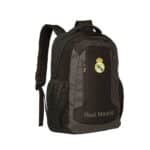 MOCHILA ESPORTIVA REAL MADRID | PRETA | ZIPER VERTICAL BOLSO FRONTAL | PORTA NOTEBOOK | BOLSOS LATERAIS - XERYUS - Imagem 2