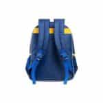 MOCHILA ESPORTIVA ESCOLAR BRASÃO REAL MADRID | AZUL | ALÇAS ACOLCHOADAS | BOLSOS LATERAIS - XERYUS - Imagem 3