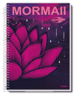 CADERNO UNIVERSITÁRIO MORMAII FEMININO | 1 MATÉRIA | CAPA DURA | 80FLS | ESPIRAL - CREDEAL - Imagem 3