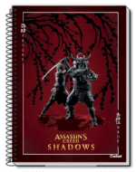 CADERNO UNIVERSITÁRIO ASSASSIN'S CREED | ESPIRAL | 1 MATÉRIA | 80FLS | CAPA DURA - CREDEAL - Imagem 3
