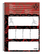 CADERNO UNIVERSITÁRIO ASSASSIN'S CREED | ESPIRAL | 1 MATÉRIA | 80FLS | CAPA DURA - CREDEAL - Imagem 8