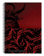 CADERNO UNIVERSITÁRIO ASSASSIN'S CREED | ESPIRAL | 1 MATÉRIA | 80FLS | CAPA DURA - CREDEAL - Imagem 6