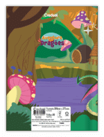 CADERNO INFANTIL BROCHURÃO AVENTURA COM DRAGÕES | 80FLS | CAPA DURA - CREDEAL - Imagem 9