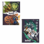 Caderno Universitário Rivals Marvel | 10 Matérias | 160fls | Adesivos | Capa Dura | Espiral - Foroni - Imagem 2