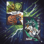 Caderno Universitário Rivals Marvel | 10 Matérias | 160fls | Adesivos | Capa Dura | Espiral - Foroni