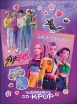 Caderno Brochura 1/4 Guerreiras do K-Pop | 80fls | com Adesivo - Tilibra - Imagem 5