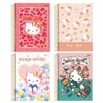 CADERNO UNIVERSITÁRIO HELLO KITTY - 1 MATÉRIA | COM ADESIVOS - JANDAIA - Imagem 2
