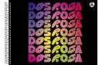 CADERNO DE DESENHO "DOS ROSA" - CAPA DURA | COM ADESIVOS - ANIMATIVA - Imagem 5
