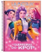 Caderno Universitário Espiral Guerreiras do K-Pop 1 Matéria 80fls - Tilibra - Imagem 4