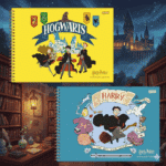 CADERNO DE DESENHO HARRY POTTER - 96 FOLHAS | COM JOGO DA MEMÓRIA - JANDAIA