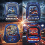 MOCHILA ESCOLAR 3D MENINOS - PERSONAGENS DIVERSOS | 2 DIVISÓRIAS