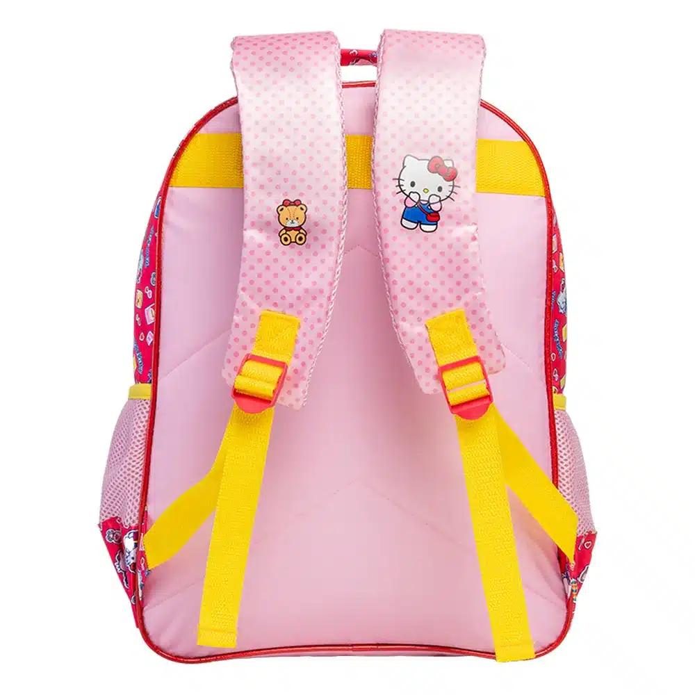 Mochila Escolar Hello Kitty Cetim Pelúcia - Xeryus - Imagem 3