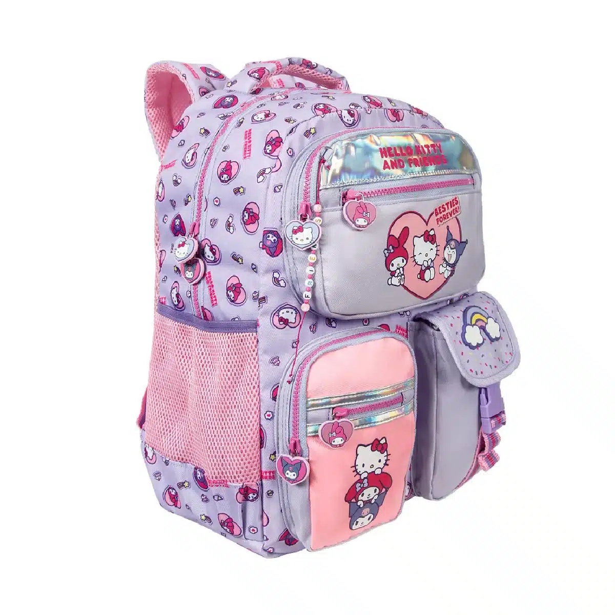 Mochila Escolar Hello Kitty e Amigos - Kuromi e My Melody - Xeryus - Imagem 1